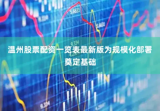 温州股票配资一览表最新版为规模化部署奠定基础